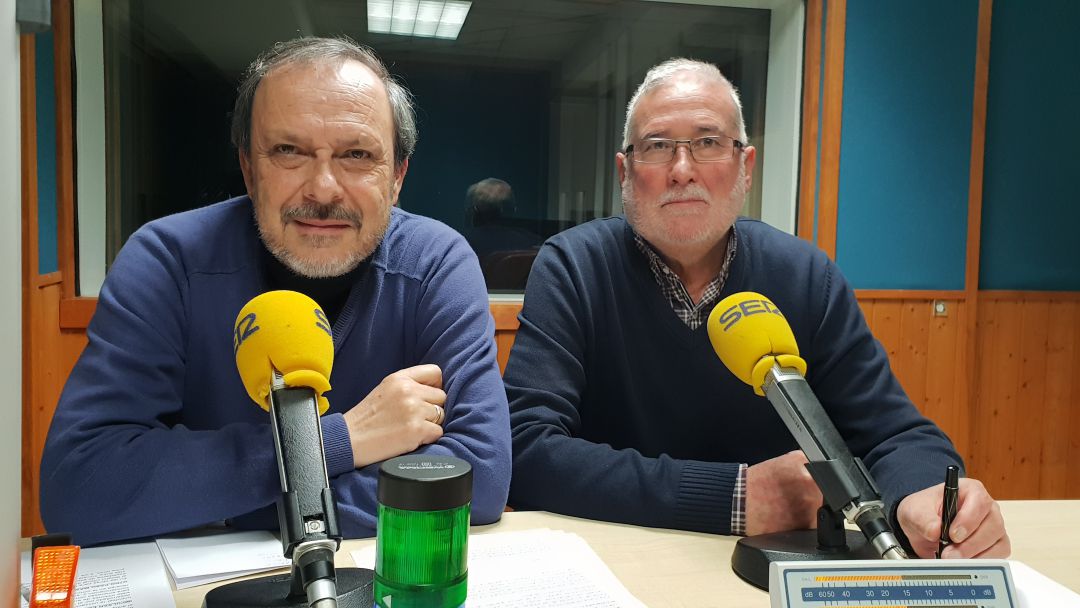 Joaquín Rubio Soler y Ramón Ruiz en la tertulia de La Ventana de Cantabria Joaquín Rubio Soler y Ramón Ruiz en la tertulia de La Ventana de Cantabria