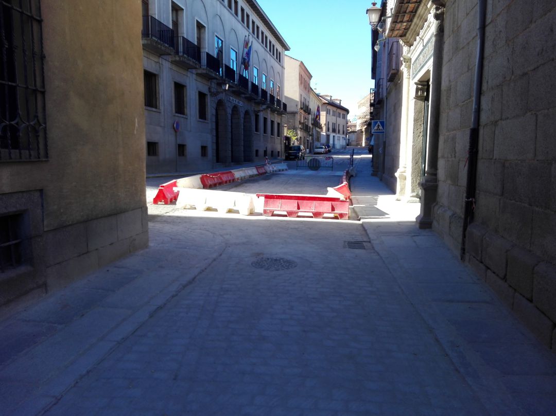 Obras en la calle San Agustín Obras en la calle San Agustín