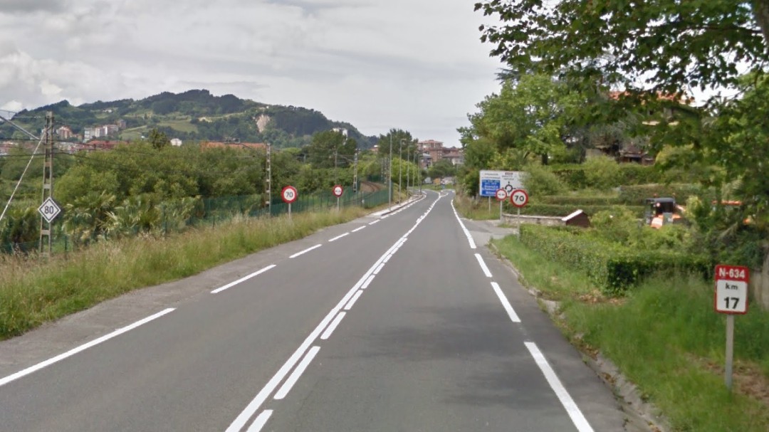 Fallece un motorista en un accidente en Zarautz