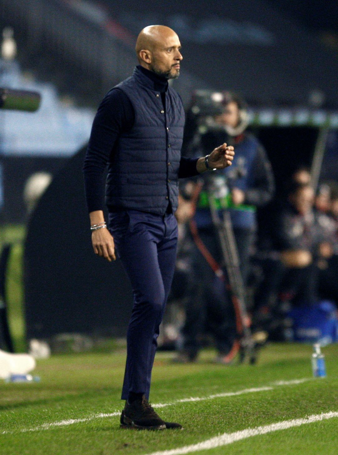 Miguel Cardoso durante el último partido disputado en Balaídos ante el Athletic Miguel Cardoso durante el último partido disputado en Balaídos ante el Athletic
