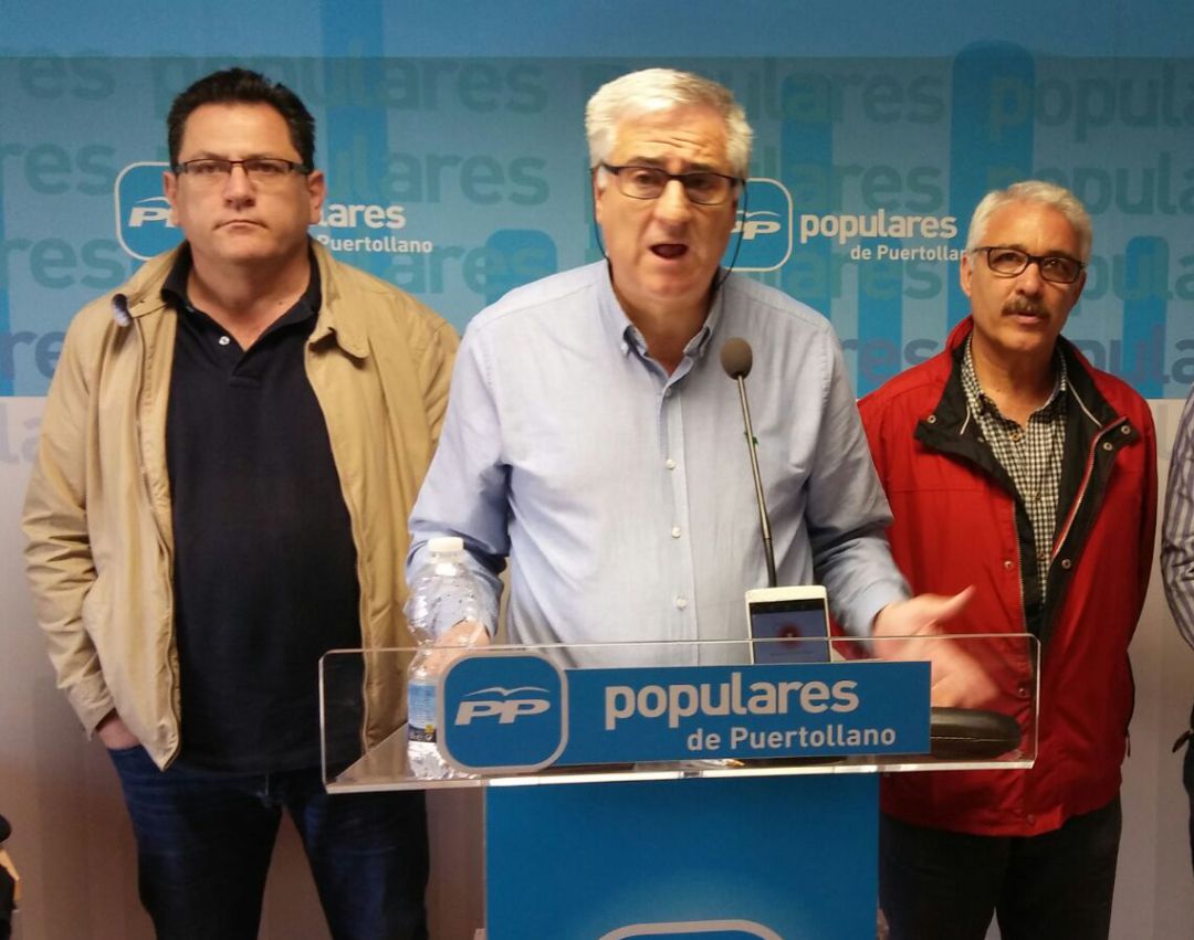 De izquierda a derecha, Manuel Soria, José Lozano y Jesús González De izquierda a derecha, Manuel Soria, José Lozano y Jesús González