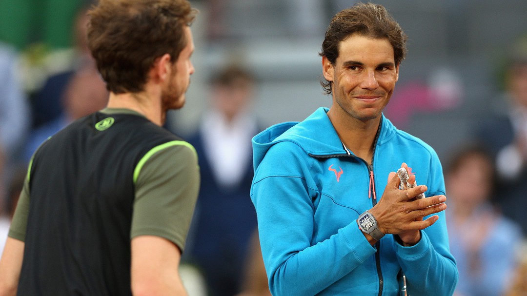 El cariñoso mensaje de Nadal a Murray: "Ha sido genial jugar contra ti"