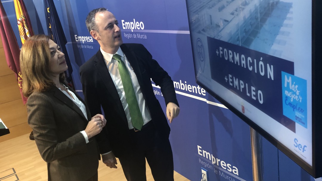 Cursos para formar a desempleados en el aeropuerto de Corvera