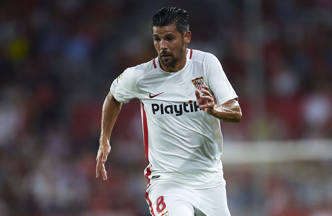 Nolito durante un encuentro con el Sevilla. Nolito durante un encuentro con el Sevilla.