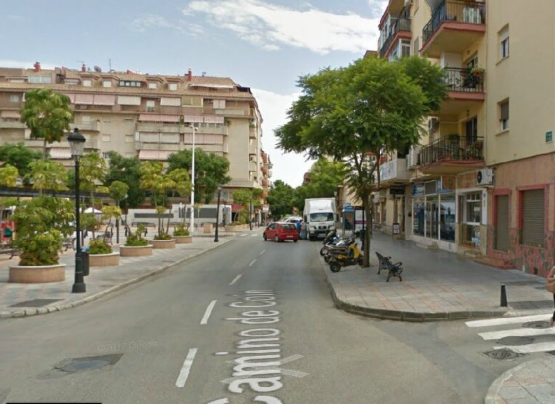 Camino de Coín en Fuengirola donde han sucedido los hechos Camino de Coín en Fuengirola donde han sucedido los hechos
