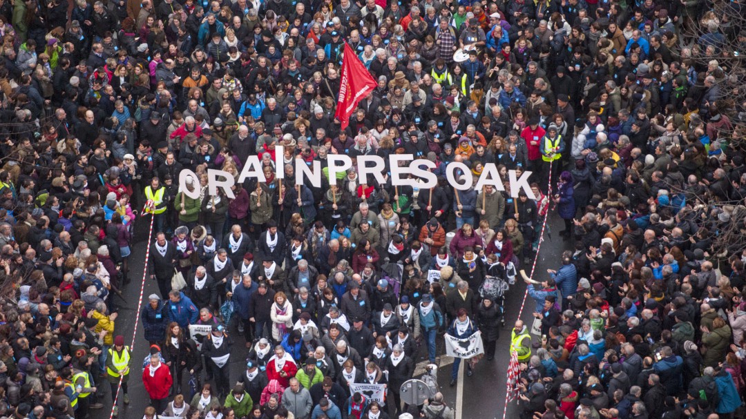 Sare considera que el Gobierno central 'cometería un gran error' si ignorase la manifestación del sábado