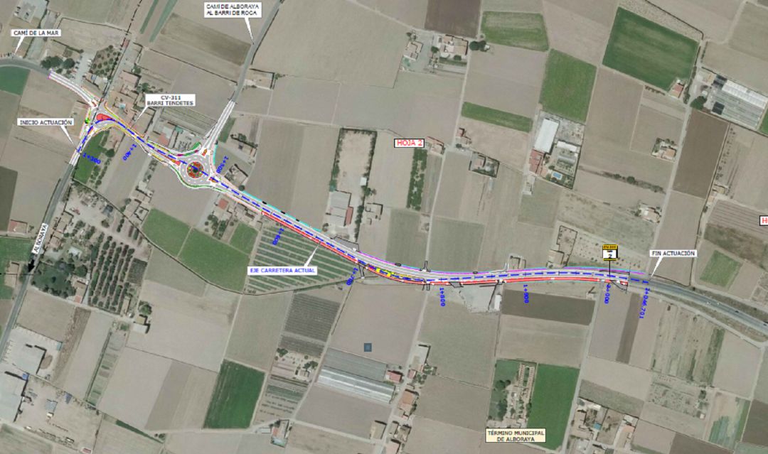 Per l'horta se opone a la ampliación de la carretera de Tendetes (Alboraia) por ocupar suelo agrícola Per l'horta se opone a la ampliación de la carretera de Tendetes (Alboraia) por ocupar suelo agrícola