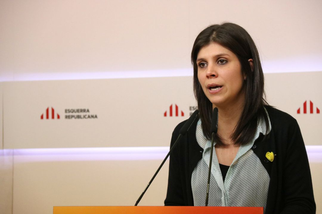 Marta Vilalta, portavoz de Esquerra Republicana Marta Vilalta, portavoz de Esquerra Republicana