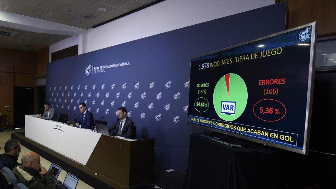 El VAR funciona, los árbitros no