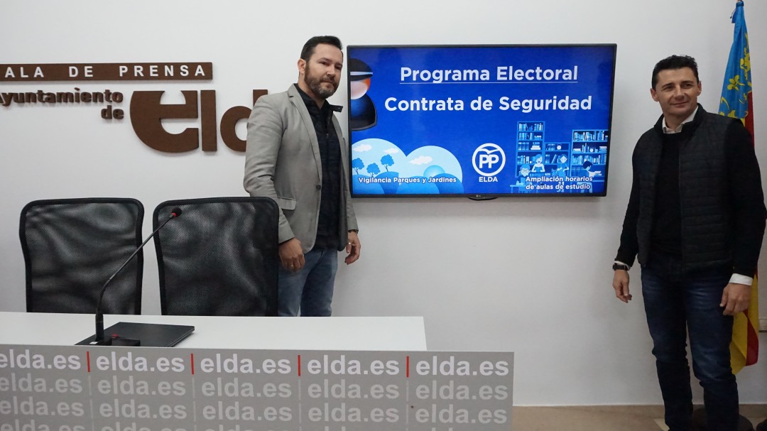 El PP de Elda y la seguridad en parques y jardines