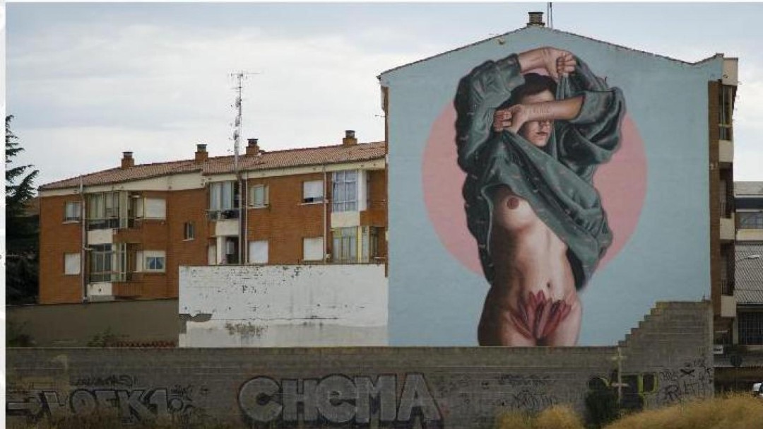 La Bañeza entra en el mapa mundial del grafiti