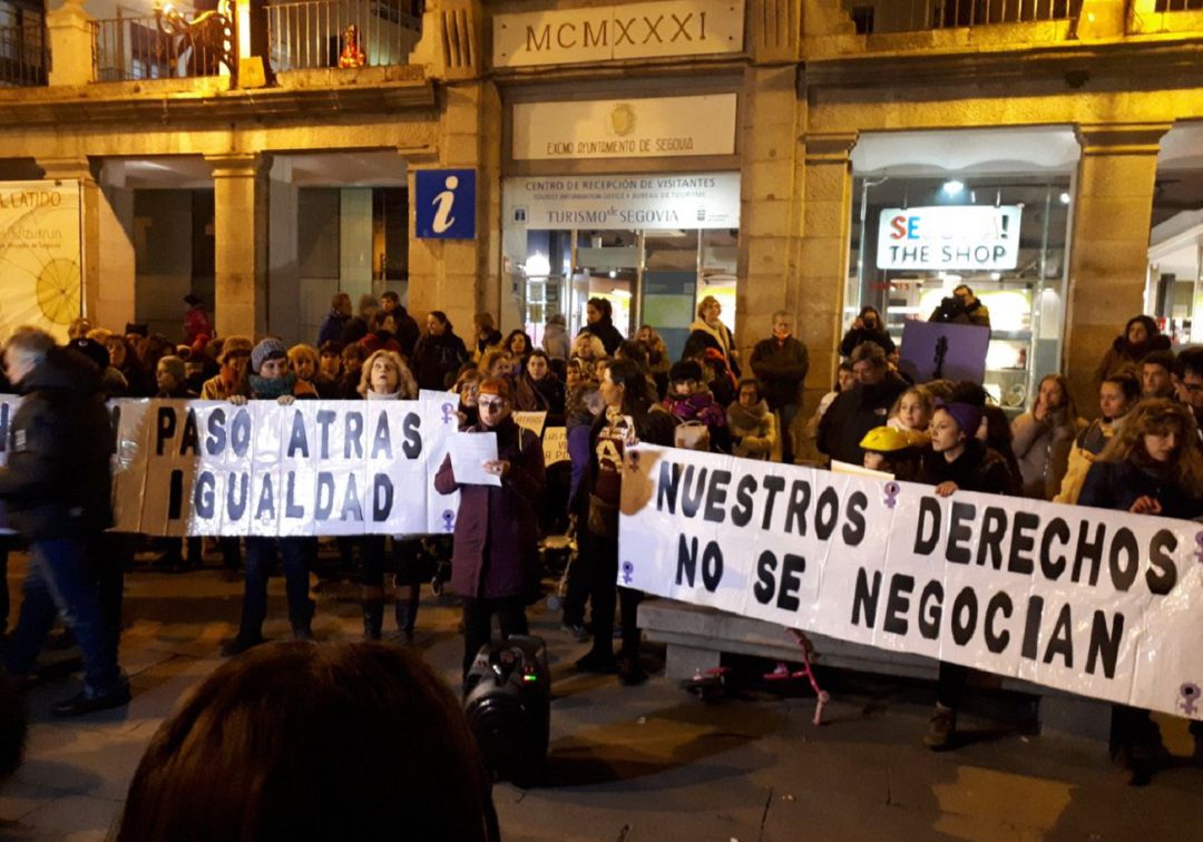 Segovia se suma a las movilizaciones por la igualdad