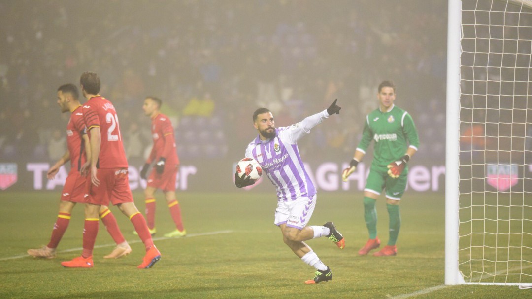El Pucela cae eliminado ante un Getafe con Ángel