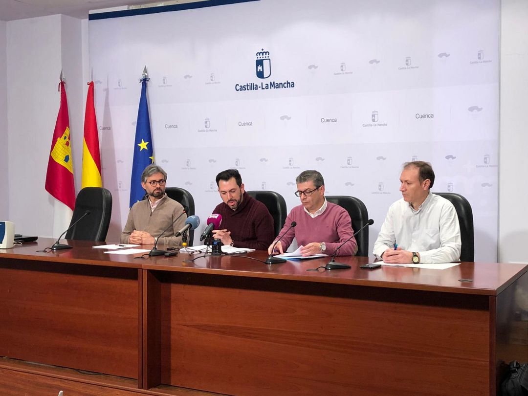 La sede de la Junta en Cuenca ha sido el escenario elegido para realizar la rueda de prensa en torno a la Reserva Mundial de la Biosfera. La sede de la Junta en Cuenca ha sido el escenario elegido para realizar la rueda de prensa en torno a la Reserva Mundial de la Biosfera.