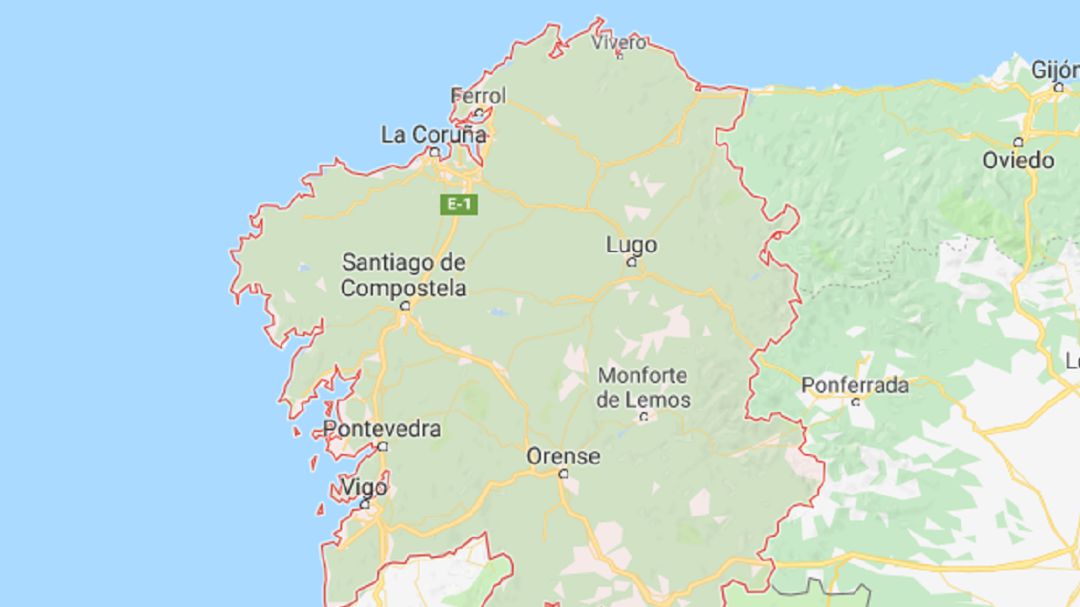 La empresa estadounidense tiene un lío con los topónimos en Galicia La empresa estadounidense tiene un lío con los topónimos en Galicia