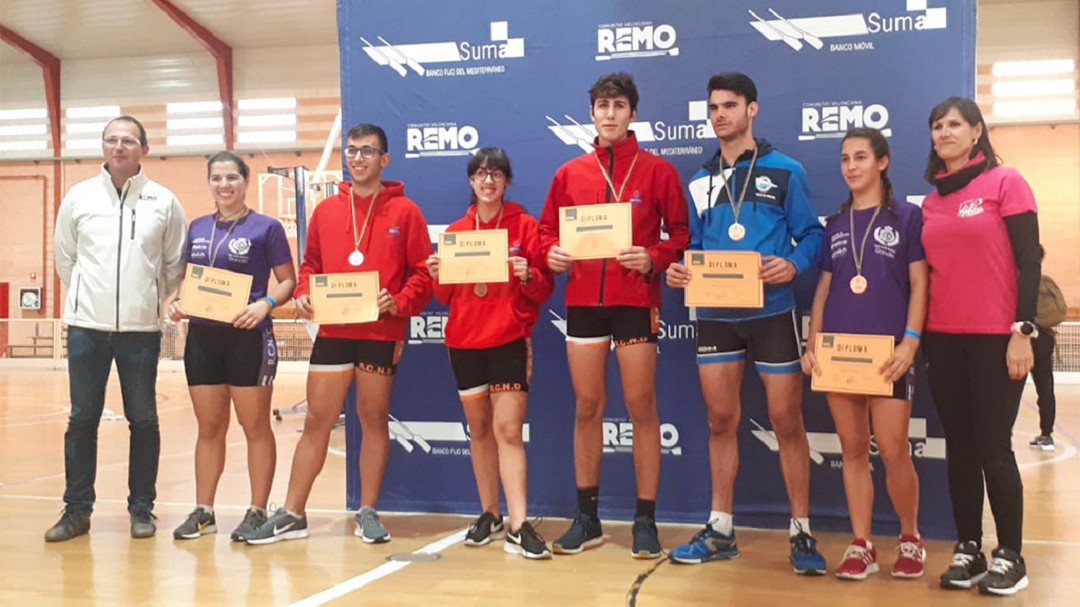 Tres oros y una plata en el Campeonato Autonómico de Remoergómetro