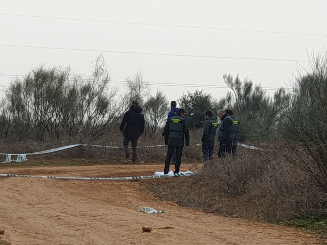 Paraje donde se ha encontrado el cuerpo de una mujer vecina de Villanueva Paraje donde se ha encontrado el cuerpo de una mujer vecina de Villanueva