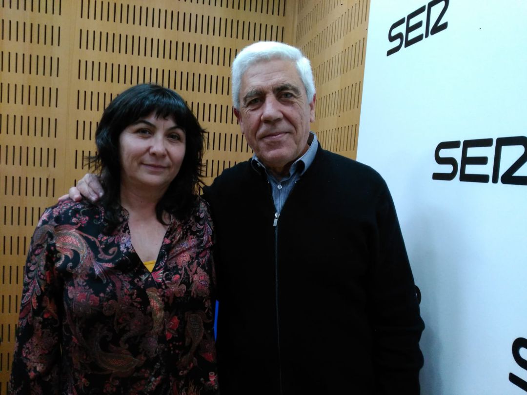 La trabajadora social Fina Mármol y el Dr. José Martínez La trabajadora social Fina Mármol y el Dr. José Martínez