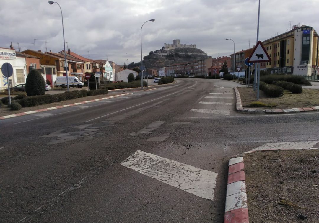 Fomento licita las obras de rehabilitación de la travesía de Peñafiel