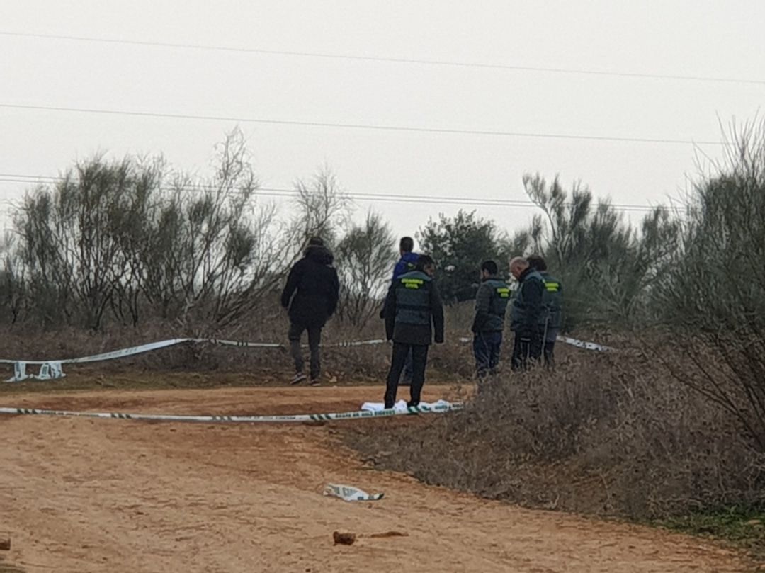 Paraje donde se ha encontrado el cuerpo de una mujer vecina de Villanueva Paraje donde se ha encontrado el cuerpo de una mujer vecina de Villanueva