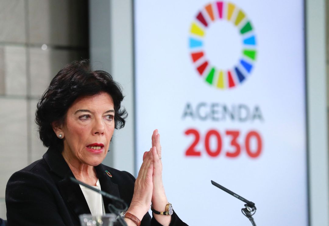 La portavoz del Gobierno, Isabel Celaá. La portavoz del Gobierno, Isabel Celaá.