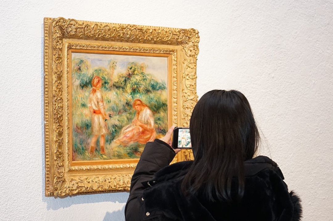 Óleo de Pierre-Auguste Renoir (1916) que se expone en el Museo de Pasión Óleo de Pierre-Auguste Renoir (1916) que se expone en el Museo de Pasión