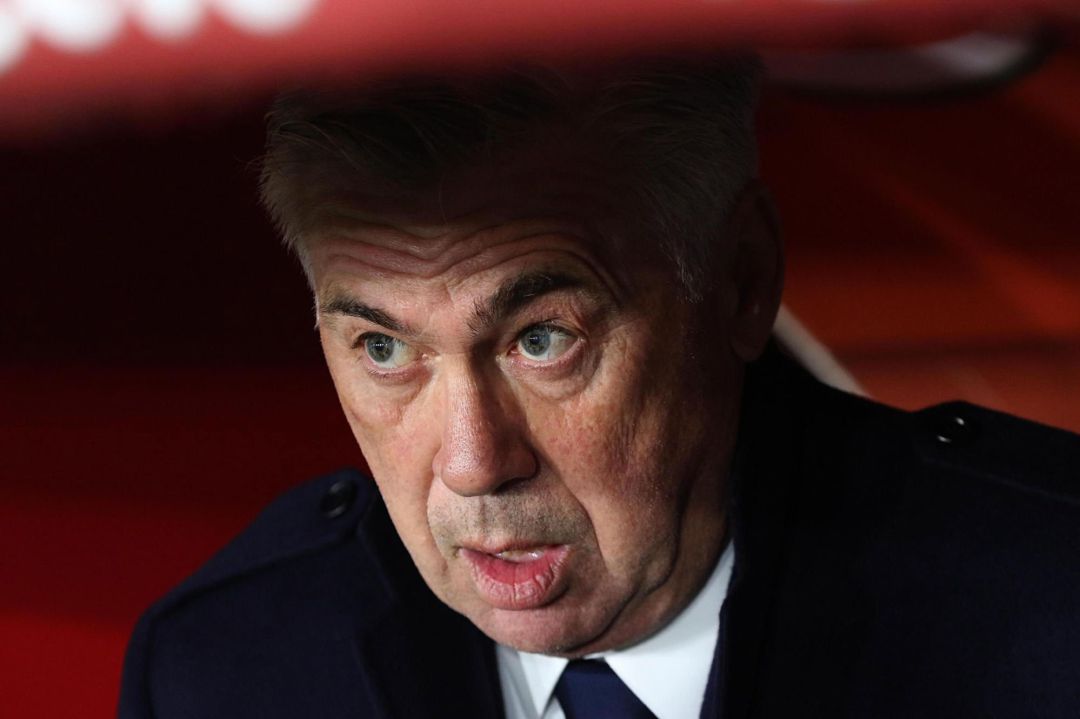 Ancelotti, durante un partido de Serie A. Ancelotti, durante un partido de Serie A.