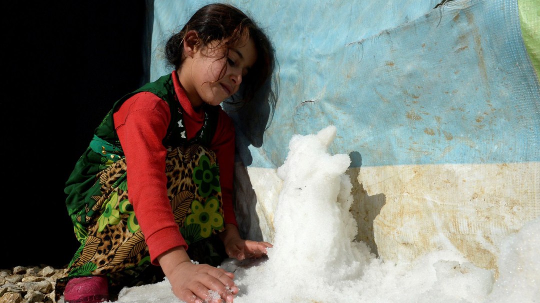Duro invierno para los refugiados en Líbano