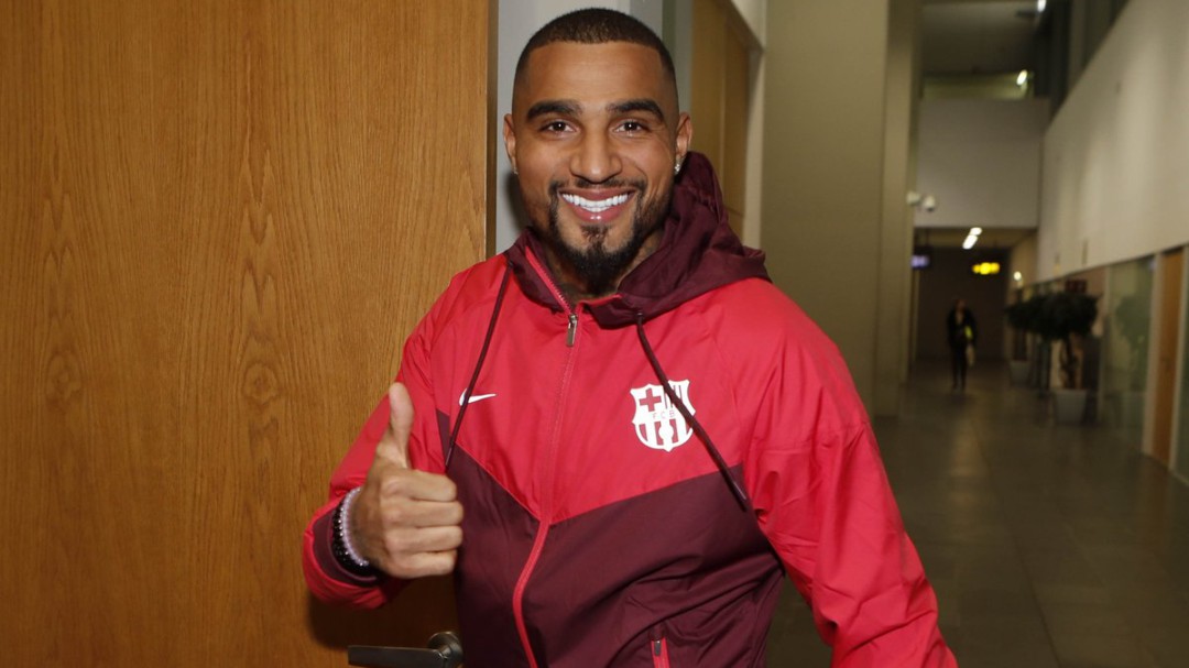 Kevin Prince Boateng llega cedido hasta final de temporada al Fútbol Club Barcelona