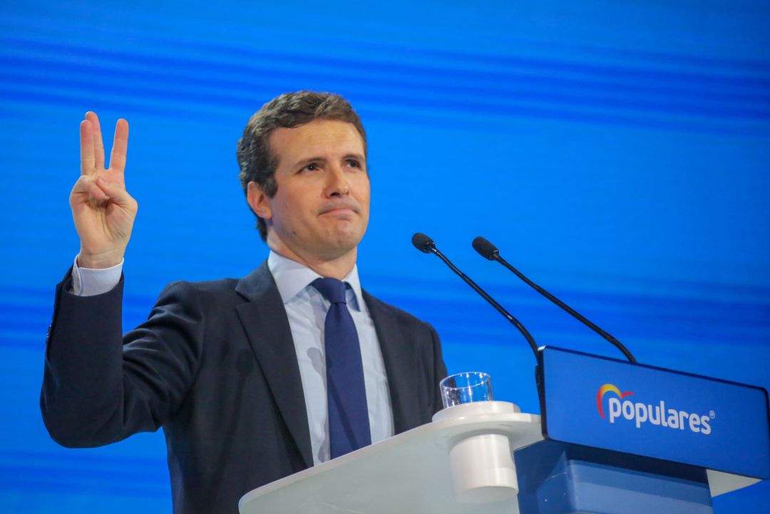 El presidente del PP, Pablo Casado. El presidente del PP, Pablo Casado.