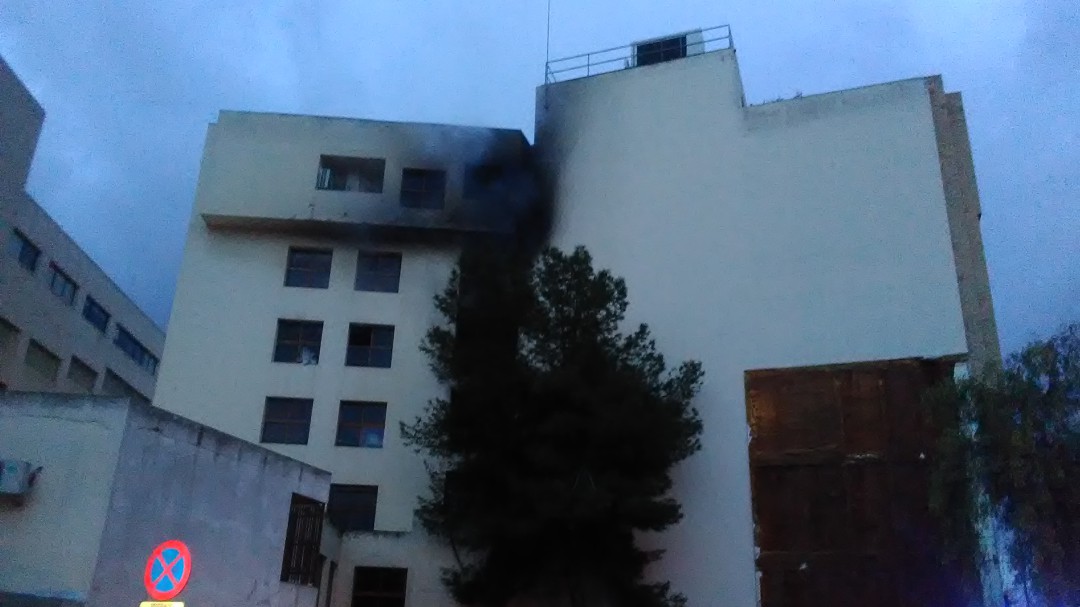 Un incendio causa daños cuantiosos en los juzgados de Ibiza