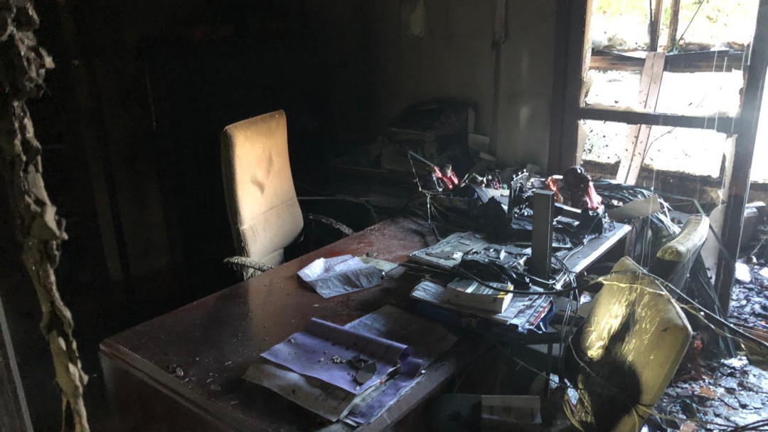 Un incendio causa daños cuantiosos en los Juzgados de Ibiza