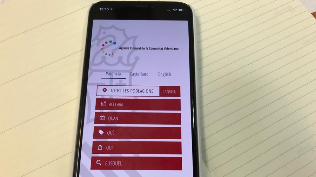 Nueva APP con toda la Agenda Cultural Valenciana