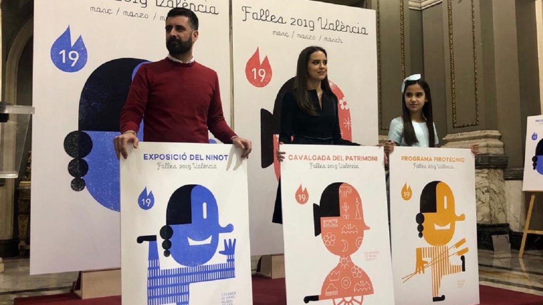 Así son los carteles de las Fallas 2019