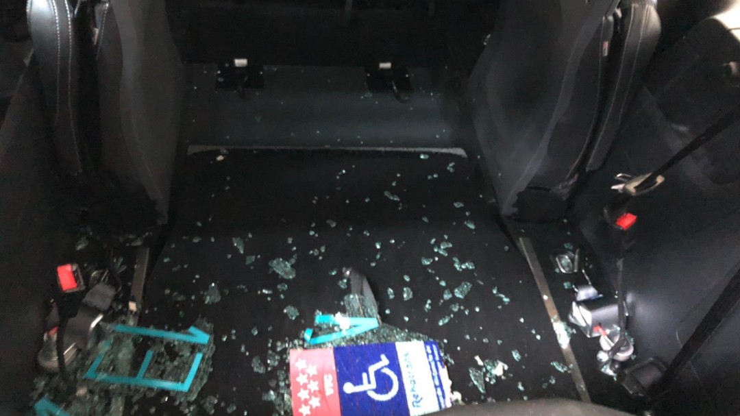 'El Langui' denuncia el ataque de taxistas a un vehículo de traslado de personas con movilidad reducida