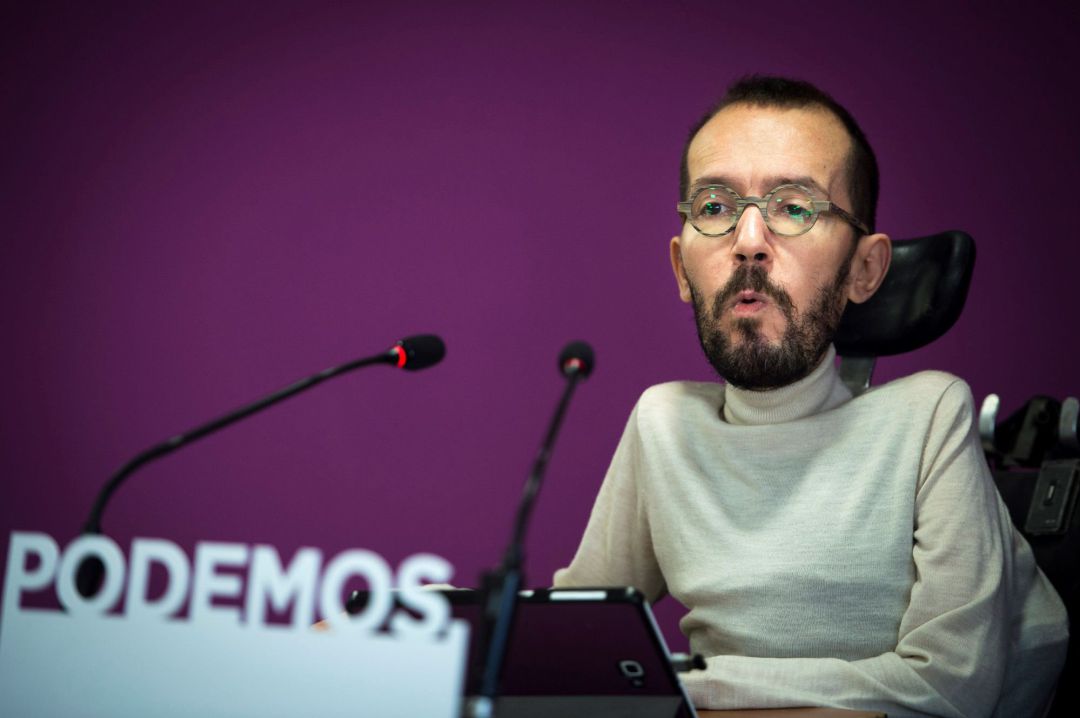 El secretario de Organización de Podemos, Pablo Echenique El secretario de Organización de Podemos, Pablo Echenique