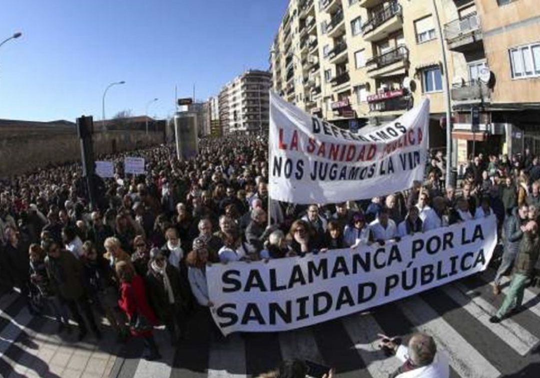 Salamanca también estará en Valladolid en defensa de la sanidad pública