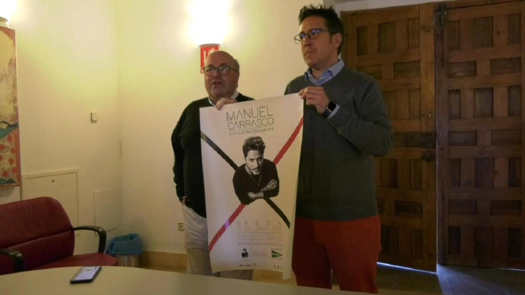 Manuel Carrasco traerá a Úbeda 'La Cruz del Mapa'