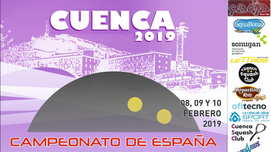 Cuenca acogerá este mes de febrero el Campeonato de España de Squash