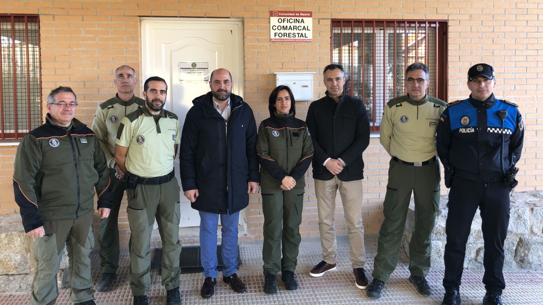 Ayuntamiento y Comunidad de Madrid trabajarán juntos para mejorar la ubicación y dotaciones forestales de la comarca
