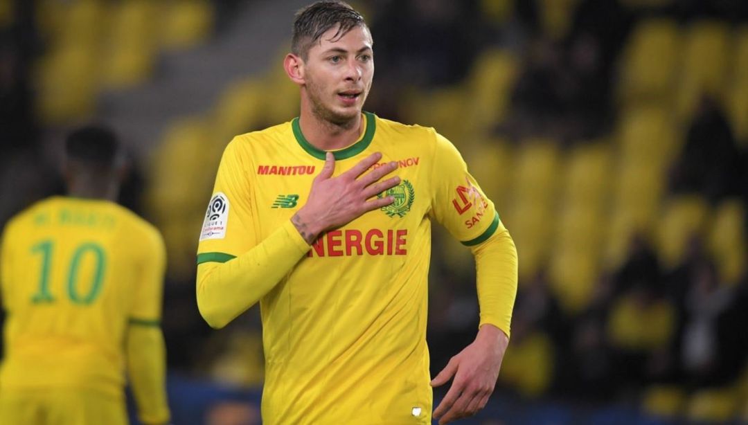 Emiliano Sala, durante un partido con el Nantes Emiliano Sala, durante un partido con el Nantes