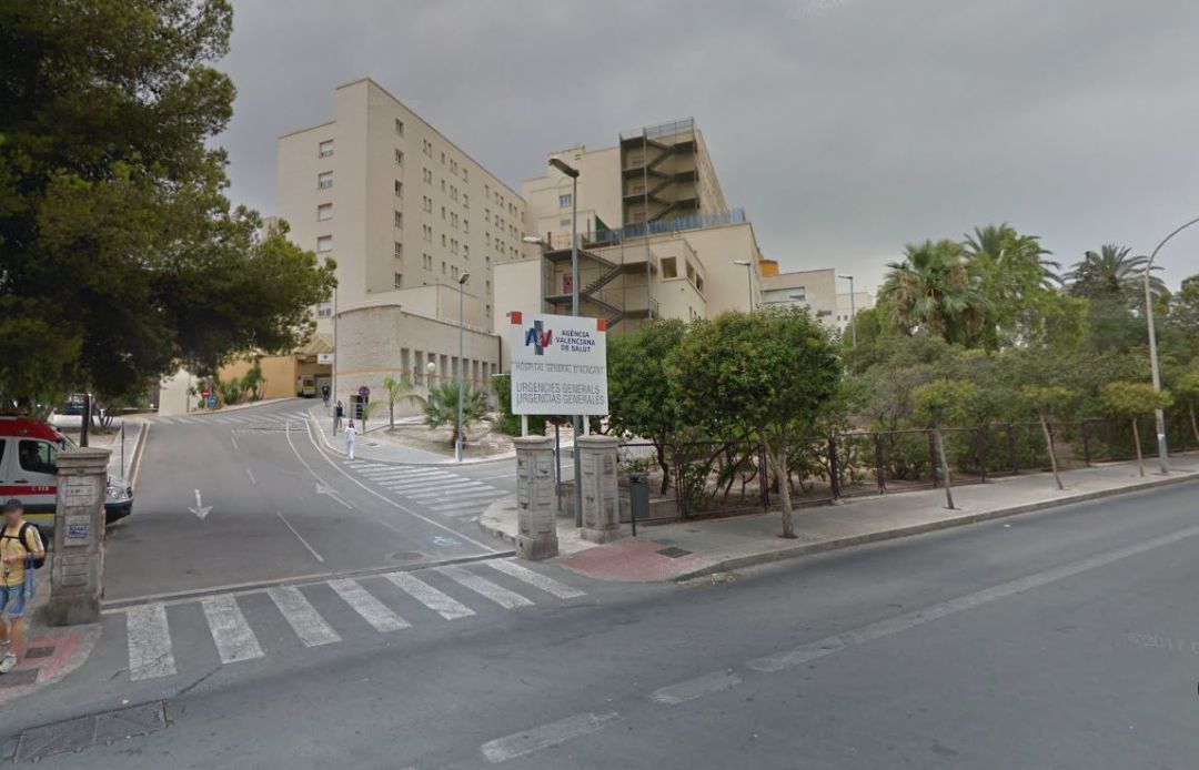 Uno de los accesos al Hospital General de Alicante. Uno de los accesos al Hospital General de Alicante.