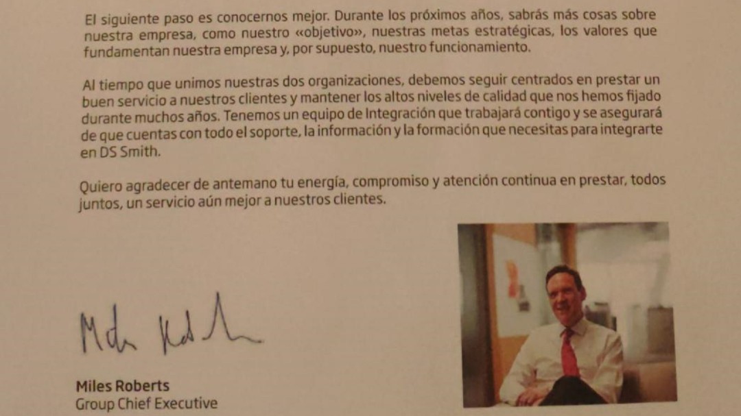 Europac nombra a los nuevos miembros del Consejo tras la OPA de DS Smith