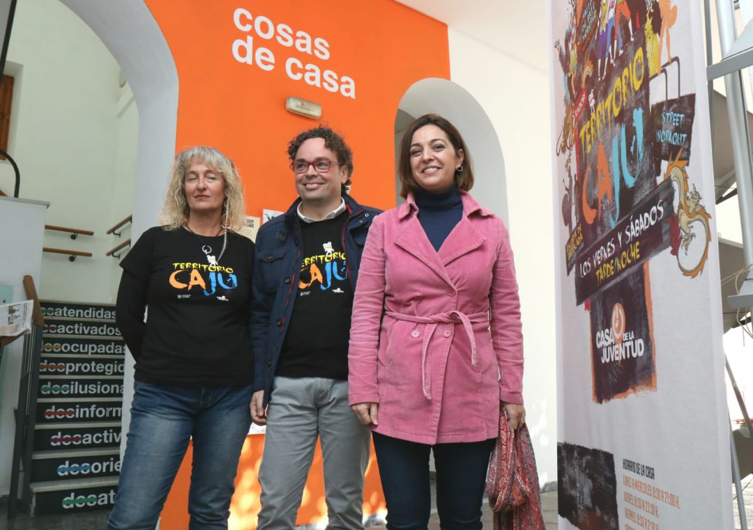 Isabel Ambrosio durante el acto de reapertura de la Casa de la Juventud Isabel Ambrosio durante el acto de reapertura de la Casa de la Juventud