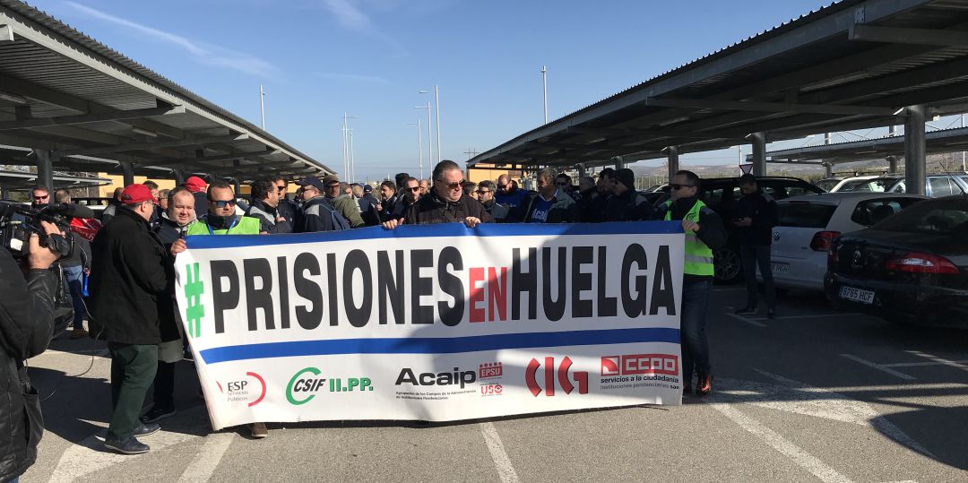 Marcha de funcionarios de prisiones en Jaén. Marcha de funcionarios de prisiones en Jaén.