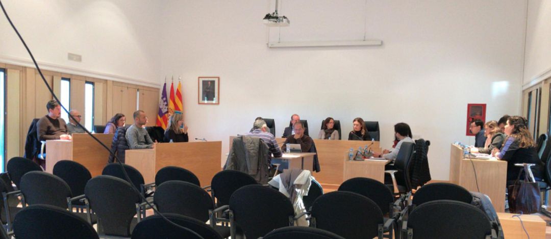 Imagen de archivo de un pleno del Consell de Formentera Imagen de archivo de un pleno del Consell de Formentera