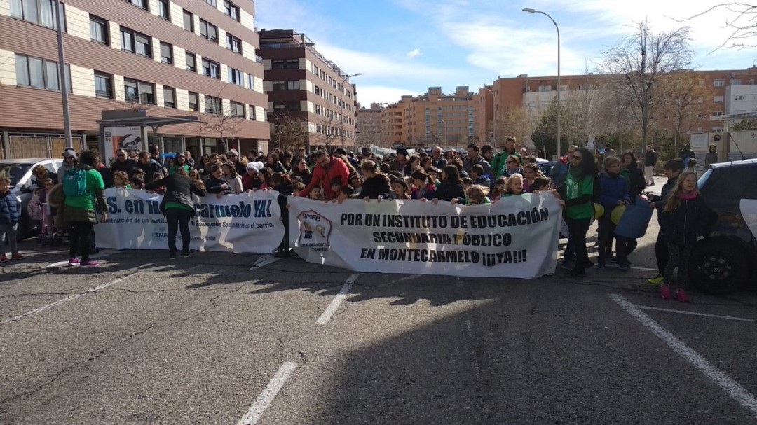 La parcela de Montecarmelo es viable para construir un instituto