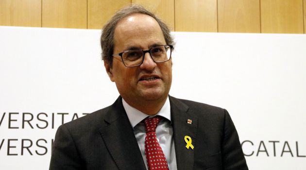 Quim Torra en la toma de posesión del nuevo rector de la universidad de Vic Quim Torra en la toma de posesión del nuevo rector de la universidad de Vic