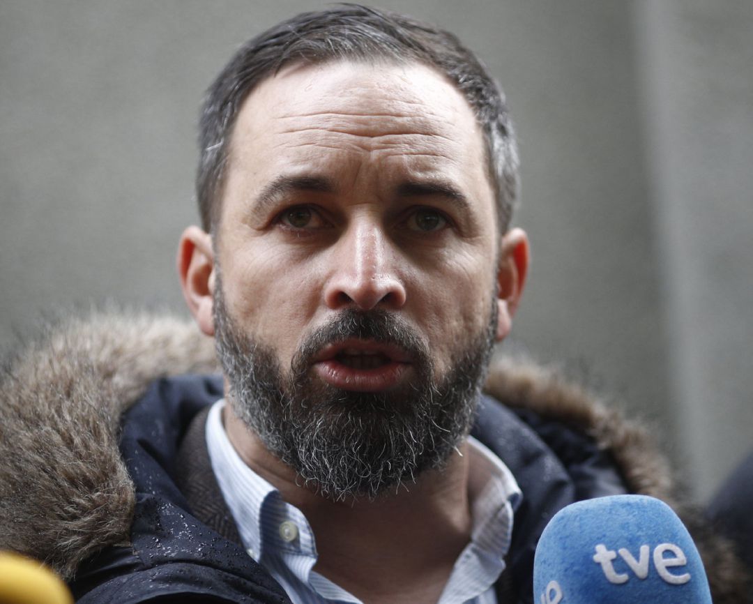 El presidente de Vox, Santiago Abascal El presidente de Vox, Santiago Abascal