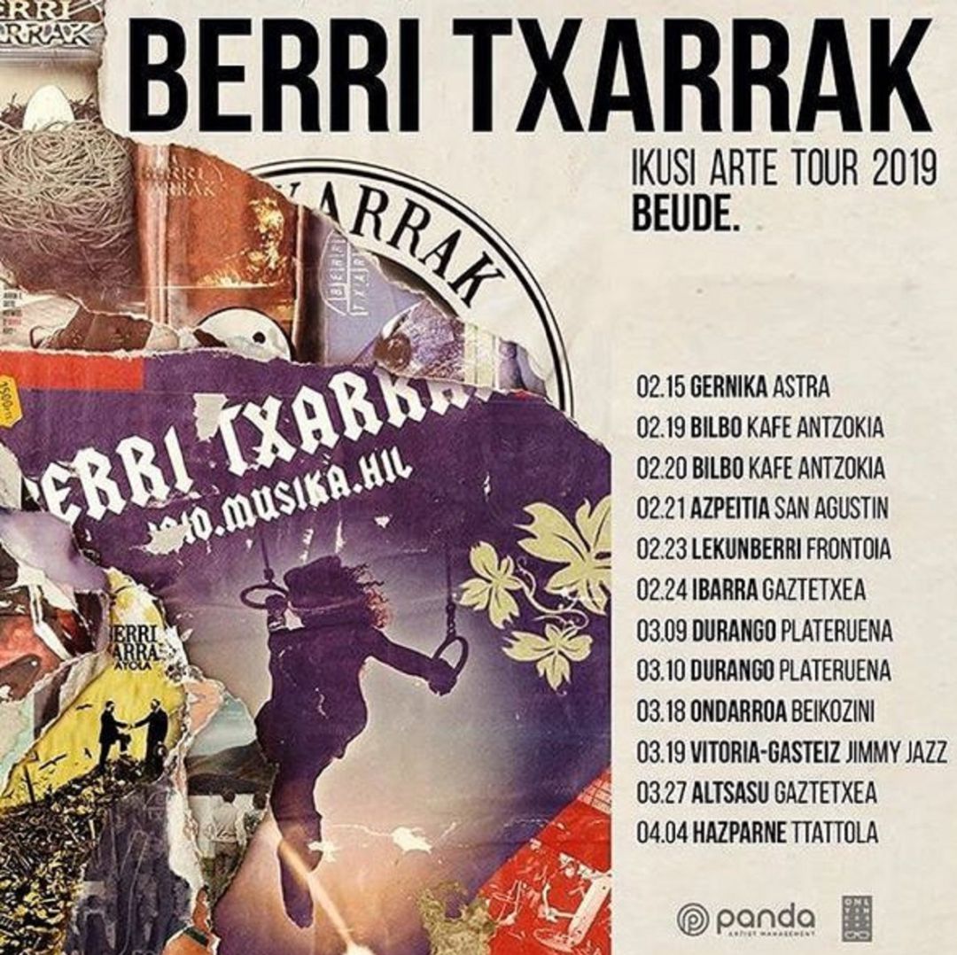 Berri Txarrak anuncia minigira por salas y gaztetxes Berri Txarrak anuncia minigira por salas y gaztetxes